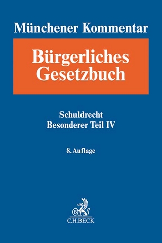 Münchener Kommentar zum Bürgerlichen Gesetzbuch Bd. 7: Schuldrecht - Besonderer Teil IV §§ 705-853, Partnerschaftsgesellschaftsgesetz, Produkthaftungsgesetz
