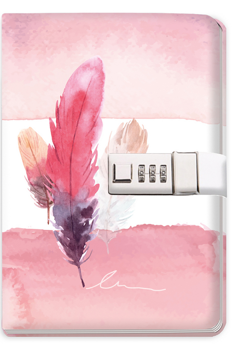 Tr&ouml;tsch Tagebuch mit Zahlenschloss Feather - 