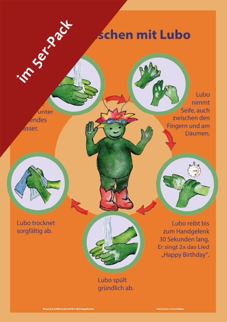 H&auml;nde waschen mit Lubo