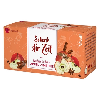 Natürlicher Apfel-Zimt-Tee 