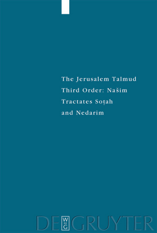 The Jerusalem Talmud. Third Order: Našim / ee