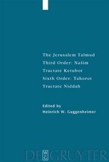 The Jerusalem Talmud. Third Order: Na&scaron;im / ee - 