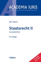 Staatsrecht II - Ipsen, Jörn
