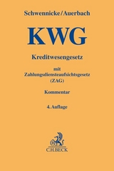 Kreditwesengesetz (KWG) mit Zahlungsdiensteaufsichtsgesetz (ZAG) - 