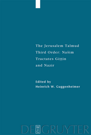 The Jerusalem Talmud. Third Order: Našim / ee
