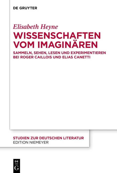Wissenschaften vom Imagin&auml;ren - Elisabeth Heyne