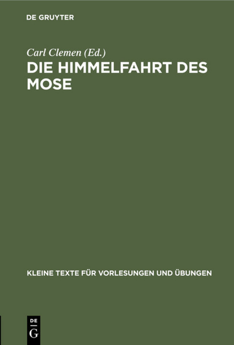 Die Himmelfahrt des Mose - 