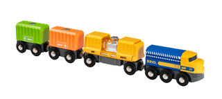 BRIO World - Güterzug mit drei Waggons
