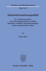 Staatsinformationsqualit&auml;t. - Tobias Mast
