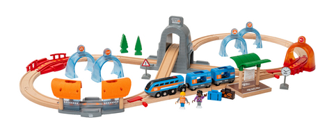 BRIO Smart Tech Sound - Action Tunnel Reisezug Set