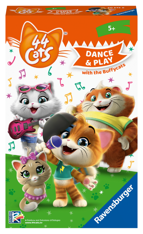 44 Cats: Sing and Dance with the Buffycats &ndash; ein Such- und Bewegungsspiel f&uuml;r Fans ab 5 Jahren - Michael Schacht