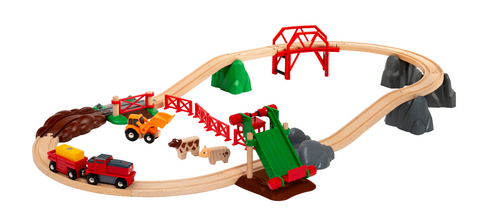 BRIO World - Gro&szlig;es Bahn Bauernhof-Set
