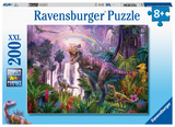 Ravensburger Kinderpuzzle - 12892 Dinosaurierland - Dino-Puzzle f&uuml;r Kinder ab 8 Jahren, mit 200 Teilen im XXL-Format