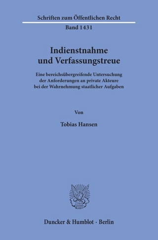 Indienstnahme und Verfassungstreue.