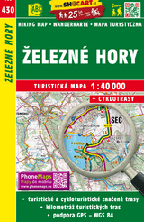Železn&eacute; hory / Eisengebirge (Wander - Radkarte 1:40.000)