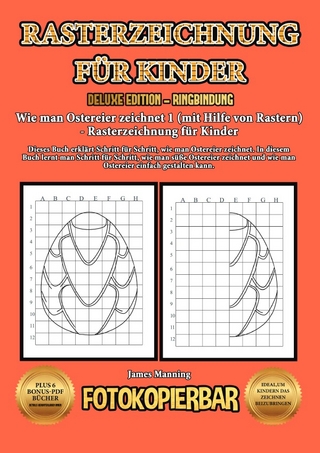 Wie man Ostereier zeichnet 1 (mit Hilfe von Rastern) - Rasterzeichnung für Kinder