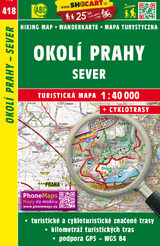 Okol&iacute; Prahy - sever / Umgebung Prag - Nord (Wander - Radkarte 1:40.000)