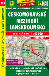 Českomoravsk&eacute; mezihoř&iacute;, Lan&scaron;krounsko / B&ouml;hmisch-M&auml;hrisches Mezihoř&iacute;, Landskron (Wander - Radkarte 1:40.000)