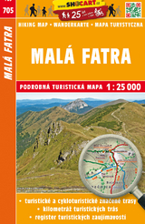 Mal&aacute; Fatra / Kleine Fatra (Wander - Radkarte 1:25.000)