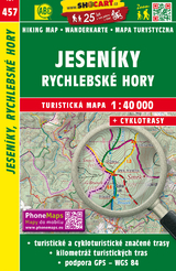Jesen&iacute;ky, Rychlebsk&eacute; hory / Gesenke, Reichensteiner Gebirge (Wander - Radkarte 1:40.000)
