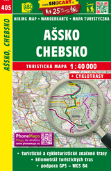 A&scaron;sko, Chebsko / Asch, Eger Umgebung (Wander - Radkarte 1:40.000)