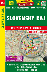 Slovensk&yacute; Raj / Slowakisches Paradies (Wander - Radkarte 1:40.000)