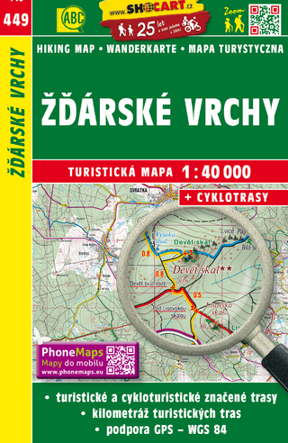 Žďárské vrchy / Saarer Höhen (Wander - Radkarte 1:40.000)