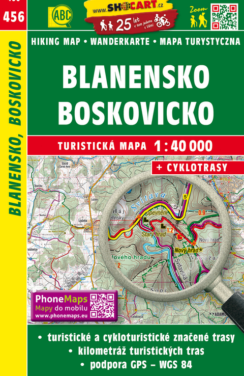 Blanensko, Boskovicko / Blanz, Boskowitz (Wander - Radkarte 1:40.000)