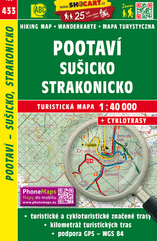 Pootaví, Sušicko, Strakonicko / Ottau-Land, Schüttenhofen, Strakonitz (Wander - Radkarte 1:40.000)