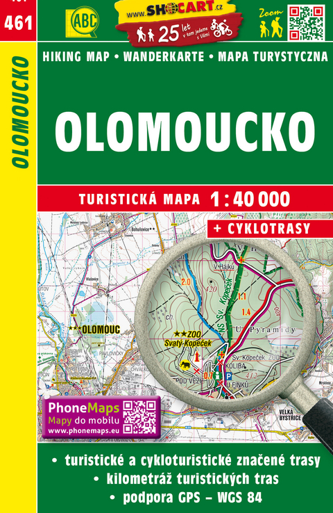 Olomoucko / Olm&uuml;tz (Wander - Radkarte 1:40.000)