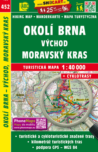 Okolí Brna východ, Moravský kras / Umgebung Brünn Ost, Mährischer Karst (Wander - Radkarte 1:40.000)