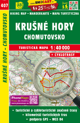 Kru&scaron;n&eacute; hory - Chomutov / Erzgebirge - Komotau (Wander - Radkarte 1:40.000)