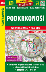 Podkrkono&scaron;&iacute; / Riesengebirgs-Vorland (Wander - Radkarte 1:40.000)