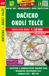 Dačicko, okol&iacute; Telče / Datschitz, Umgebung Teltsch (Wander - Radkarte 1:40.000)