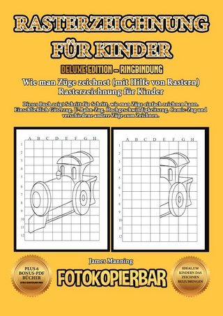 Wie man Züge zeichnet (mit Hilfe von Rastern) Rasterzeichnung für Kinder