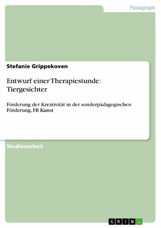 Entwurf einer Therapiestunde: Tiergesichter