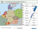 Ich kenne Deutschland - Deutschlands Nachbarl&auml;nder - Lerntafel mit Stift - Katrin Langhans