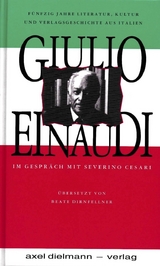 Guilio Einaudi im Gespr&auml;ch mit Severino Cesari - 
