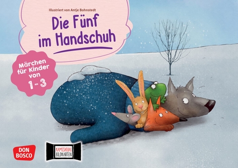 Die F&uuml;nf im Handschuh. Kamishibai Bildkartenset - 