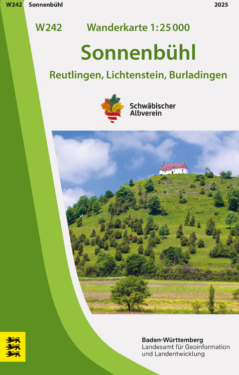 W242 Wanderkarte 1:25 000 Sonnenb&uuml;hl