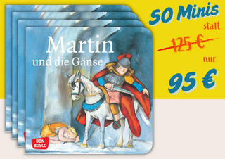 Martin und die Gänse. Die Geschichte von St. Martin. Mini-Bilderbuch. Paket mit 50 Exemplaren zum Vorteilspreis