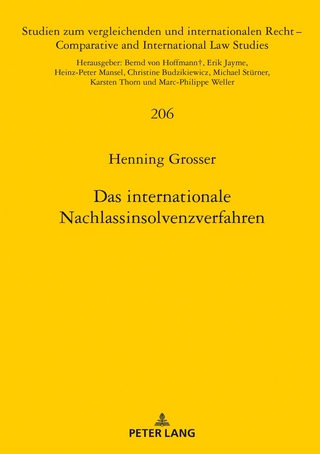 Das internationale Nachlassinsolvenzverfahren