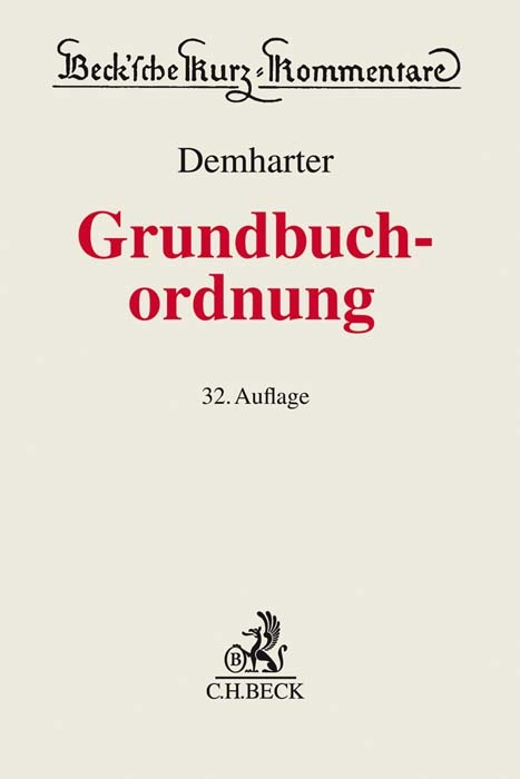 Grundbuchordnung - Johann Demharter