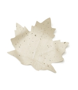 Flexible Hanji-Papierschale Ahornblatt Wei&szlig;