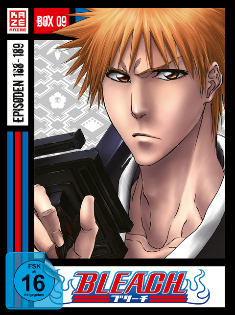 Bleach TV-Serie - DVD Box 9 (Episoden 168-189) (4 DVDs) - Noriyuki Abe