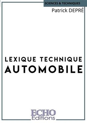 Lexique technique automobile -  Depre-p