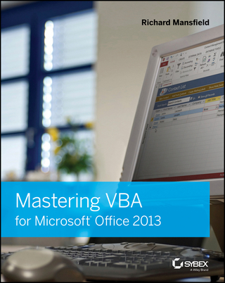 Mastering VBA for Microsoft Office 2013