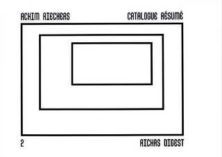 Catalogue Résumé 2