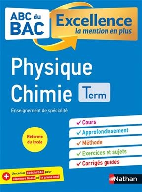 Physique chimie terminale : enseignement de sp&eacute;cialit&eacute; : r&eacute;forme du lyc&eacute;e
