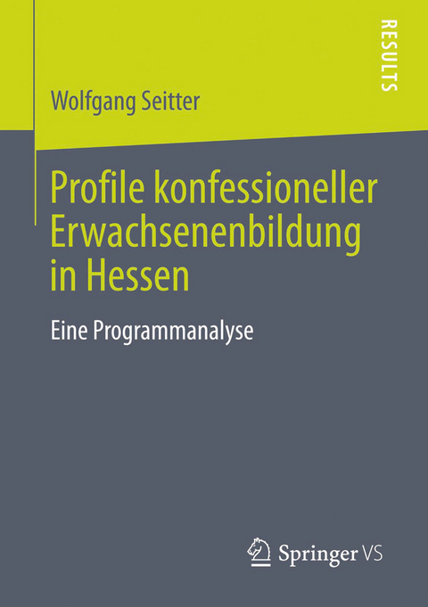 Profile konfessioneller Erwachsenenbildung in Hessen - Wolfgang Seitter